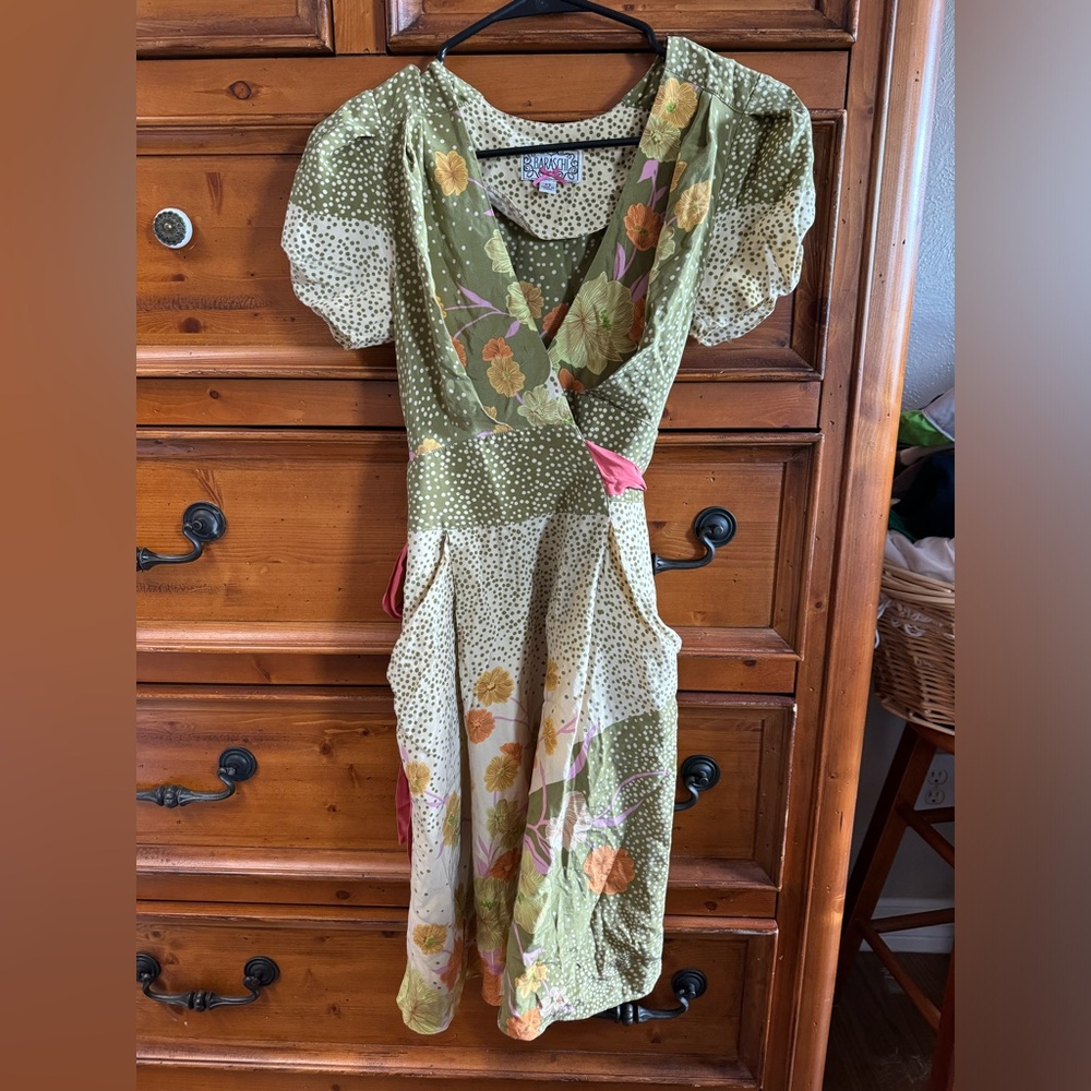Baraschi Wrap Style Dress
